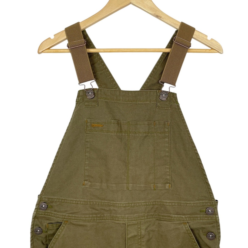 REI Co-Op Brown Trailsmith Utility Overalls Womens 8 Hike Workwear Farmer Rugged - Picture 2 of 12